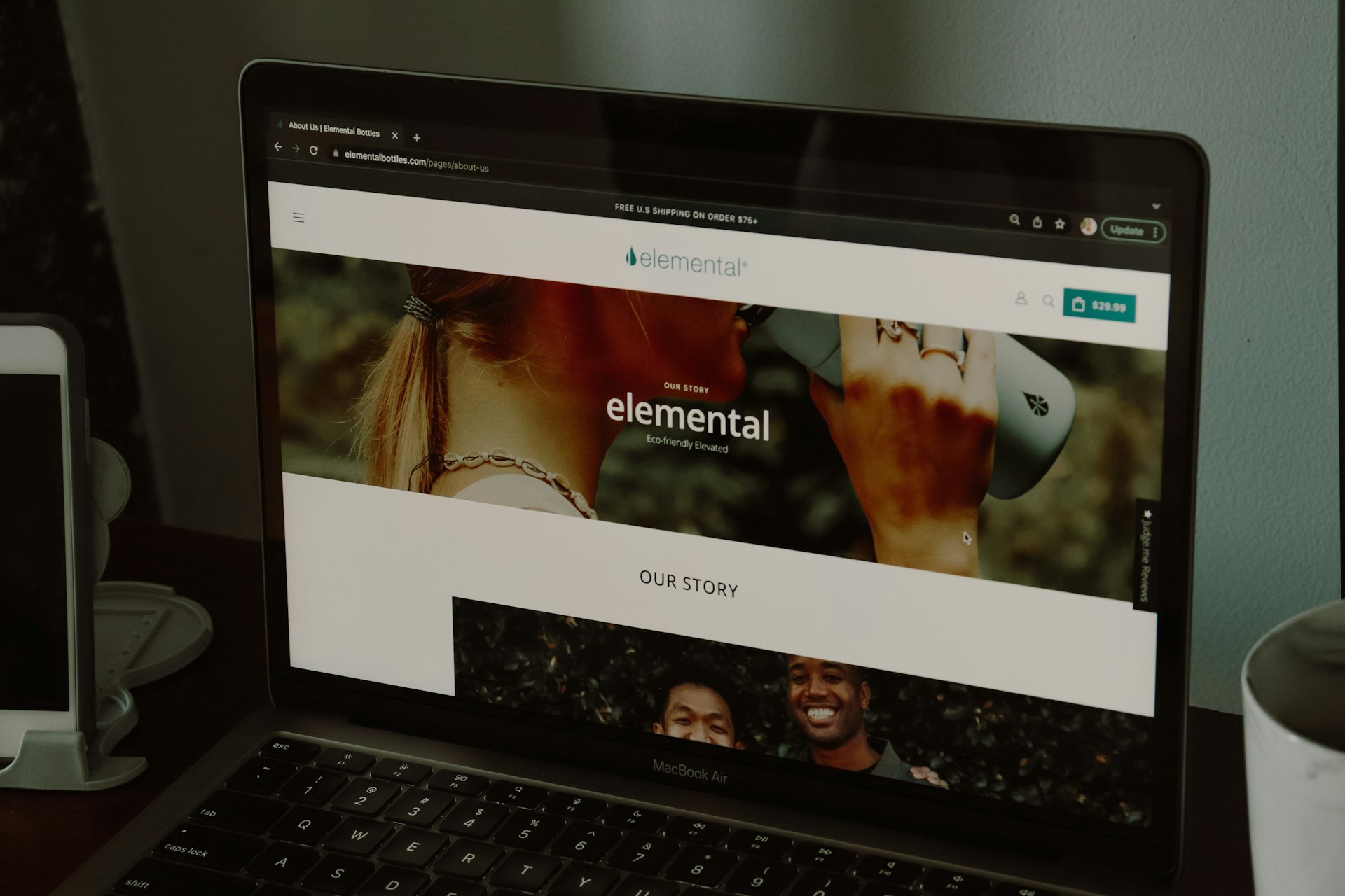 Conversion landing page